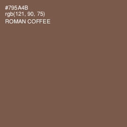 #795A4B - Roman Coffee Color Image